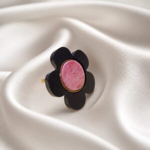 Anillo Camelia Contrast