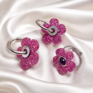 Set Regalo Flora Y2K Glitz / Conjunto Joyas Dalia Shimmer