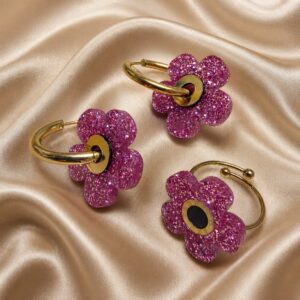 Conjunto Dalia Glitter Silver